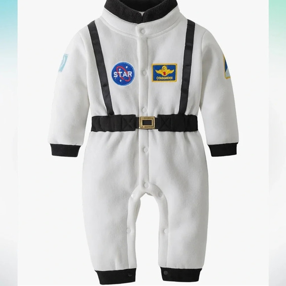 Toddler Astronaut Costume Space Suit Cosplay Size 6-12 - Picture 1 of 9